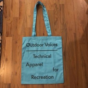 Outdoor Voices Tote - Blue Dallas